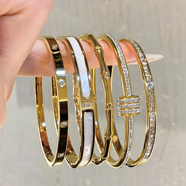 Stainless Steel Bangle Bracelet